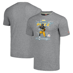 James Harrison Homage Unisex NFL Blitz Retired Player Tri-Blend T-Shirt - Pittsburgh Steelers T-shirts