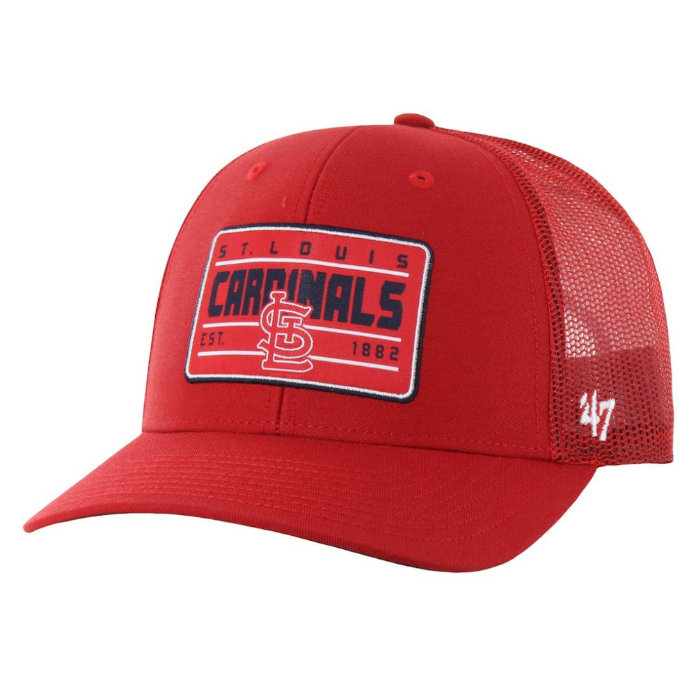 Red St. Louis Cardinals '47 Hardline Trucker Adjustable Hat