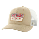 Khaki St. Louis Cardinals '47 Ridgewood Trucker Adjustable Hats