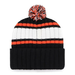 Black San Francisco Giants '47 Plateau Cuffed Knit Hat with Pom
