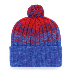 Royal Chicago Cubs '47 Cascade Cuffed Knit Hat with Pom