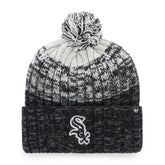 Black Chicago White Sox '47 Cascade Cuffed Knit Hat with Pom