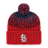 Red St. Louis Cardinals '47 Cascade Cuffed Knit Hat with Pom