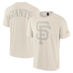 Cream San Francisco Giants Fanatics Elements Iconic T-Shirt