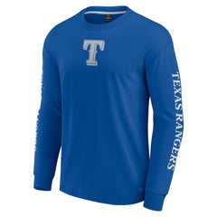Royal Texas Rangers Fanatics Elements Strive Long Sleeve T-Shirt