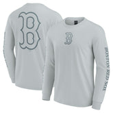Gray Boston Red Sox Fanatics Elements Strive Long Sleeve T-Shirt