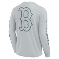 Gray Boston Red Sox Fanatics Elements Strive Long Sleeve T-Shirt