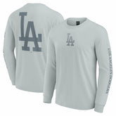 Gray Los Angeles Dodgers Fanatics Elements Strive Long Sleeve T-Shirt