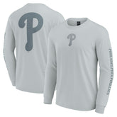 Gray Philadelphia Phillies Fanatics Elements Strive Long Sleeve T-Shirt