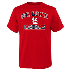 Red St. Louis Cardinals Youth Heart & Soul T-Shirt