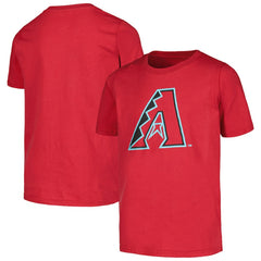 Red Arizona Diamondbacks Youth Primary Logo T-Shirt