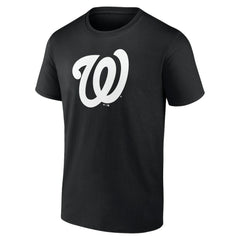Black Washington Nationals Monochrome Personalized Name & Number T-Shirt