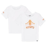 White San Francisco Giants New Era Women's City Connect T-Shirt