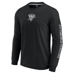 NHL Pittsburgh Penguins Fanatics Elements Strive Long Sleeve T-Shirt