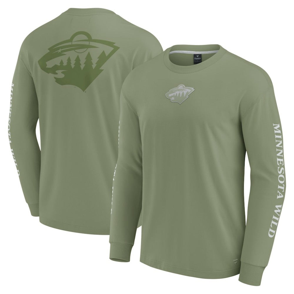 NHL Minnesota Wild Fanatics Elements Strive Long Sleeve T-Shirt