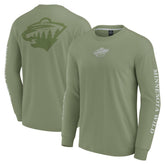 NHL Minnesota Wild Fanatics Elements Strive Long Sleeve T-Shirt