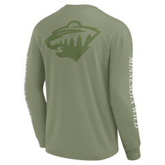 NHL Minnesota Wild Fanatics Elements Strive Long Sleeve T-Shirt
