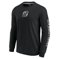 NHL New Jersey Devils Fanatics Elements Strive Long Sleeve T-Shirt