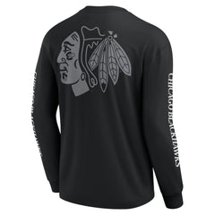 NHL Chicago Blackhawks Fanatics Elements Strive Long Sleeve T-Shirt