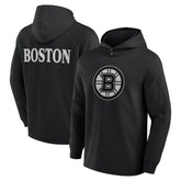 NHL Boston Bruins Fanatics Elements Blaze Tri-Blend Long Sleeve Hoodie T-Shirt