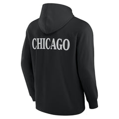 NHL Chicago Blackhawks Fanatics Elements Blaze Tri-Blend Long Sleeve Hoodie T-Shirt
