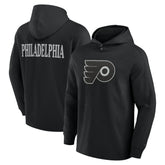 NHL Philadelphia Flyers Fanatics Elements Blaze Tri-Blend Long Sleeve Hoodie T-Shirt