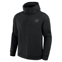 NHL New York Rangers Fanatics Elements Tonal Primary Tri-Blend Full-Zip Hoodie