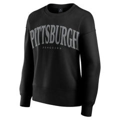 NHL Pittsburgh Penguins Fanatics Women's Elements Flow Pullover Sweatshirt