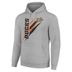 NHL Anaheim Ducks Starter Color Scratch Fleece Pullover Hoodie