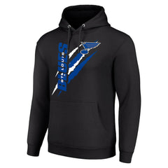 NHL St. Louis Blues Starter Color Scratch Fleece Pullover Hoodie