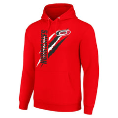 NHL Carolina Hurricanes Starter Color Scratch Fleece Pullover Hoodie
