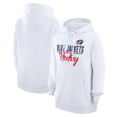 NHL Columbus Blue Jackets G-III 4Her by Carl Banks Women's Team Fleece Pullover Hoodie
