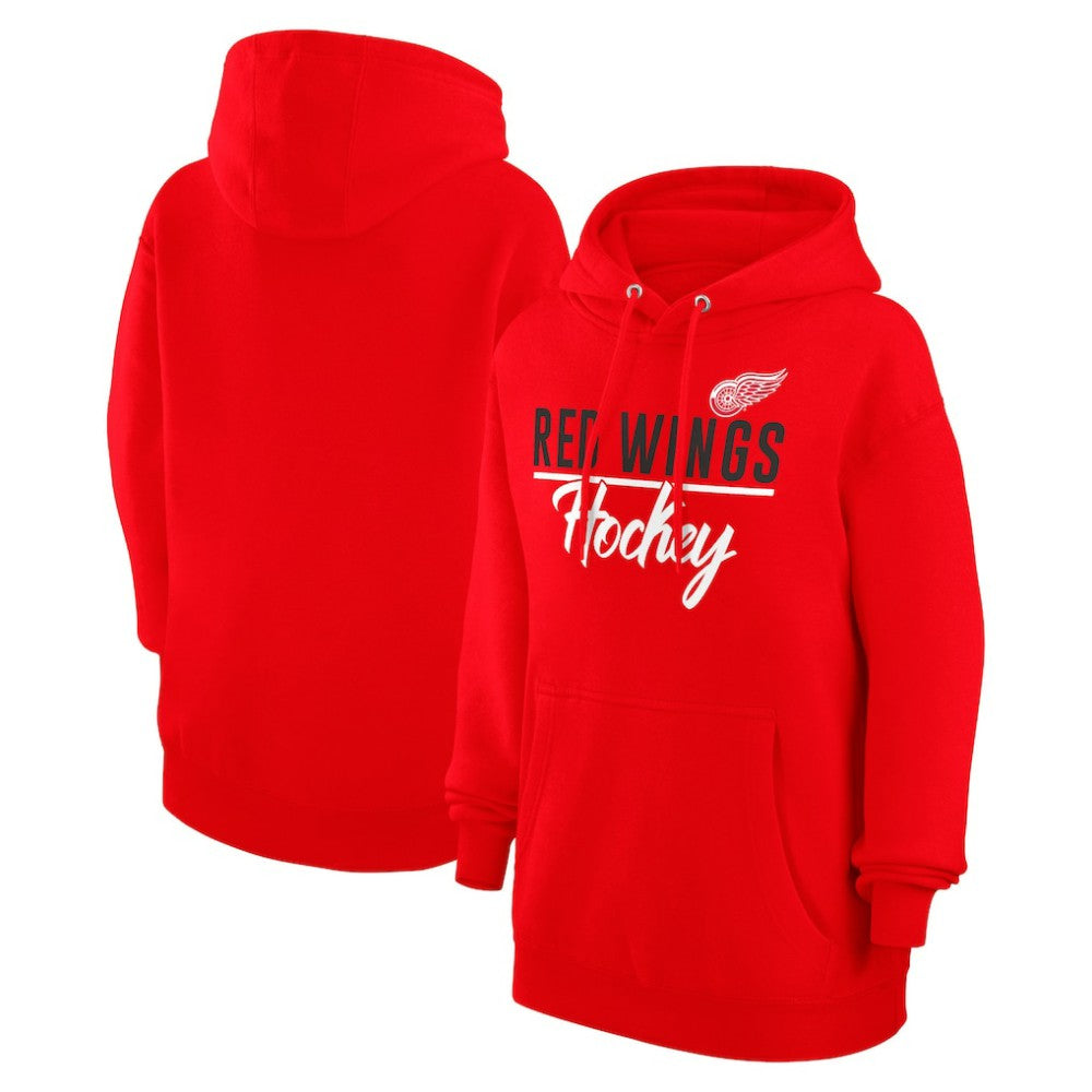 NHL Detroit Red Wings G-III 4Her by Carl Banks Women's Team Fleece Pullover Hoodie