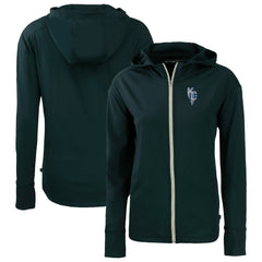 Navy Kansas City Royals Cutter & Buck Women's City Connect Daybreak Eco Recycled Full-Zip Hoodie