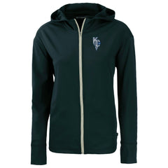 Navy Kansas City Royals Cutter & Buck Women's City Connect Daybreak Eco Recycled Full-Zip Hoodie