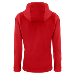 Red Los Angeles Angels Cutter & Buck Women's City Connect Evoke Eco Softshell Recycled Full-Zip Hoodie Jacket