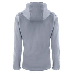 Gray San Diego Padres Cutter & Buck Women's City Connect Evoke Eco Softshell Recycled Full-Zip Hoodie Jacket