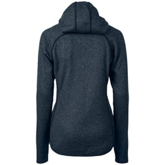 Heather Navy Houston Astros Cutter & Buck Women's City Connect Mainsail Full-Zip Hooded Jacket