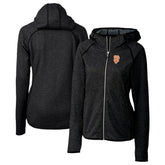 Heather Charcoal San Francisco Giants Cutter & Buck Women's City Connect Mainsail Full-Zip Hooded Jacket