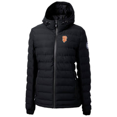 Black San Francisco Giants Cutter & Buck Women's City Connect Mission Ridge Repreve Eco Insulated Full-Zip Puffer Jacket