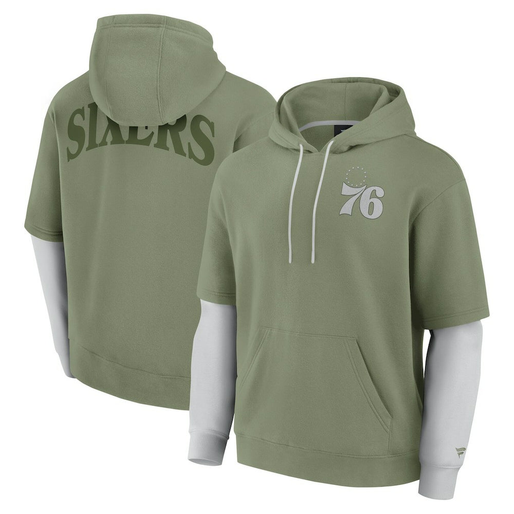 Fanatics Philadelphia 76ers Elements Sleek Pullover Hoodie