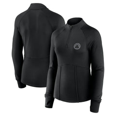 Fanatics Boston Celtics Women's Elements Match Raglan Quarter-Zip Top
