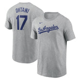 Shohei Ohtani Los Angeles Dodgers Nike 2024 Fuse Name & Number T-Shirt – Gray