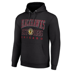 NHL Chicago Blackhawks Starter Retro Graphic Pullover Hoodie