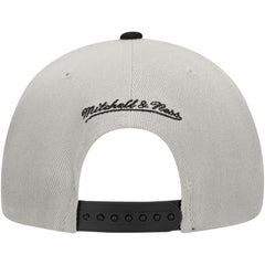 Gray San Francisco Giants Mitchell & Ness Knock Out Panel Snapback Hat