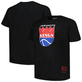 Mitchell & Ness Sacramento Kings Big & Tall Hardwood Classics Vintage Logo T-Shirt