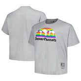 Mitchell & Ness Denver Nuggets Big & Tall Hardwood Classics Vintage Logo T-Shirt sale
