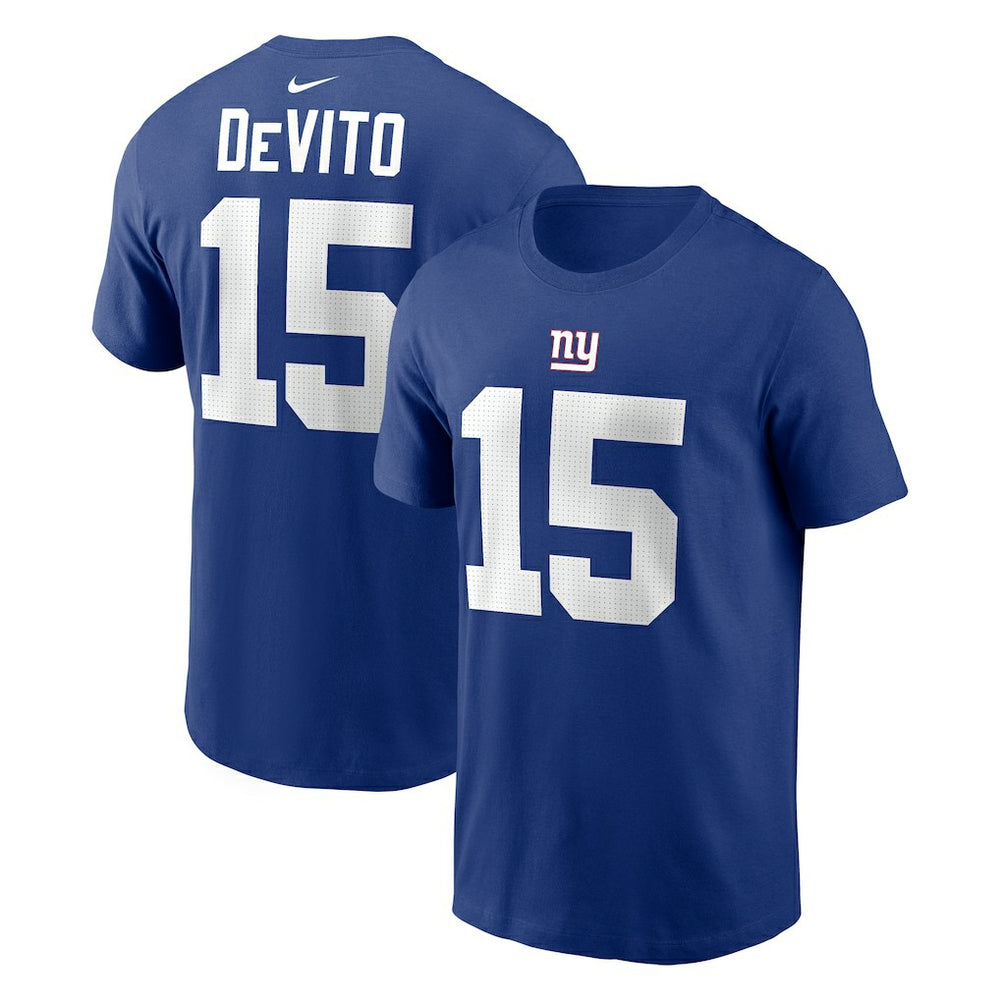 Tommy DeVito Name & Number T-Shirt - New York Giants T-shirts