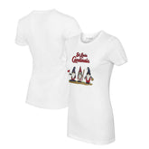 White St. Louis Cardinals Tiny Turnip Women's Gnomes T-Shirt