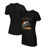 Black San Francisco Giants Tiny Turnip Women's Monster Truck T-Shirt